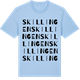 Blue Soul t-shirt med Skillingen ordlek t-shirt
