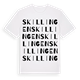 Skillingen ordlek t-shirt