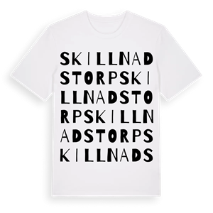 Skillnadstorp ordlek t-shirt – ekologisk bomull t-shirt från Pinshirt