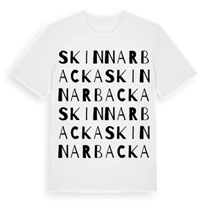 Skinnarbacka ordlek t-shirt – ekologisk bomull t-shirt från Pinshirt