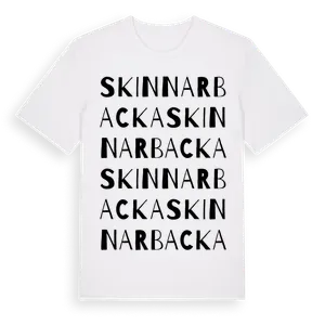 Skinnarbacka ordlek t-shirt – ekologisk bomull t-shirt från Pinshirt