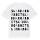 Skinnargärdet ordlek t-shirt