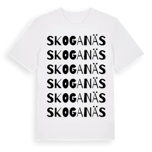 Skoganäs ordlek t-shirt – ekologisk bomull t-shirt från Pinshirt