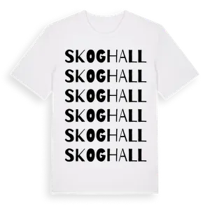Skoghall ordlek t-shirt – ekologisk bomull t-shirt från Pinshirt