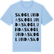 Blue Soul t-shirt med Skoglunda ordlek t-shirt