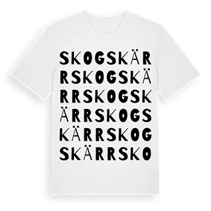 Skogskärr ordlek t-shirt – ekologisk bomull t-shirt från Pinshirt