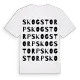 Skogstorp ordlek t-shirt