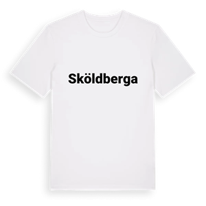 Sköldberga fetstil t-shirt – ekologisk bomull t-shirt från Pinshirt