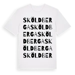 Sköldberga ordlek t-shirt – ekologisk bomull t-shirt från Pinshirt