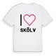 Jag älskar Skölv t-shirt stort tryck