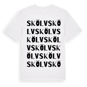 Skölv ordlek t-shirt – ekologisk bomull t-shirt från Pinshirt