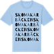 Blue Soul t-shirt med Skomakarbäcken ordlek t-shirt