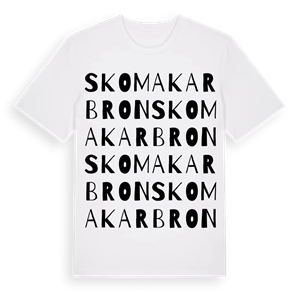 Skomakarbron ordlek t-shirt – ekologisk bomull t-shirt från Pinshirt
