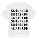 Skomakarbron ordlek t-shirt