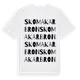 White t-shirt med Skomakarbron ordlek t-shirt