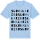 Blue Soul t-shirt med Skomakarebo ordlek t-shirt