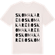 Vintage White t-shirt med Skomakarebo ordlek t-shirt