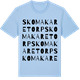 Blue Soul t-shirt med Skomakaretorp ordlek t-shirt