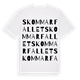 Skommarfallet ordlek t-shirt