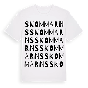 Skommarns ordlek t-shirt – ekologisk bomull t-shirt från Pinshirt