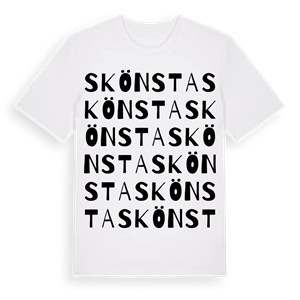 Skönsta ordlek t-shirt – ekologisk bomull t-shirt från Pinshirt