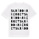 Skräddarberget ordlek t-shirt