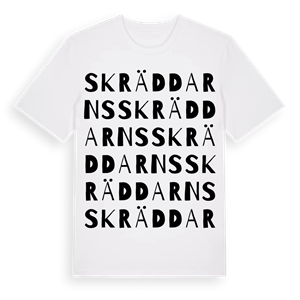 Skräddarns ordlek t-shirt – ekologisk bomull t-shirt från Pinshirt