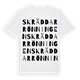 Skräddarrönningen ordlek t-shirt