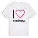 Jag älskar Skråmsta t-shirt stort tryck
