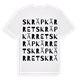 Skräpkärret ordlek t-shirt