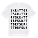 Skrattorp ordlek t-shirt