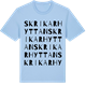 Blue Soul t-shirt med Skrikarhyttan ordlek t-shirt