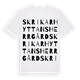 Skrikarhyttans herrgård ordlek t-shirt