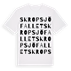 Skropsjöfallet ordlek t-shirt