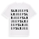 Skrubby ordlek t-shirt