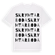 Skrymtarboda ordlek t-shirt