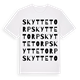 White t-shirt med Skyttetorp ordlek t-shirt