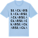 Blue Soul t-shirt med Slackan ordlek t-shirt