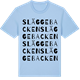 Blue Soul t-shirt med Släggebacken ordlek t-shirt