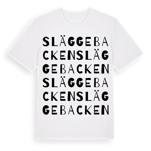 Släggebacken ordlek t-shirt – ekologisk bomull t-shirt från Pinshirt
