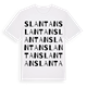 Slantan ordlek t-shirt
