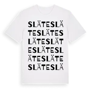 Släte ordlek t-shirt – ekologisk bomull t-shirt från Pinshirt