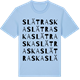 Blue Soul t-shirt med Slätraska ordlek t-shirt