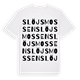 Slöjsmossen ordlek t-shirt