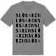 Mid Heather Gray t-shirt med Slösaren ordlek t-shirt