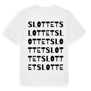 Slottet ordlek t-shirt – ekologisk bomull t-shirt från Pinshirt
