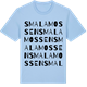Blue Soul t-shirt med Smala mossen ordlek t-shirt