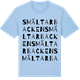 Blue Soul t-shirt med Smältarbacken ordlek t-shirt
