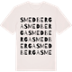 Vintage White t-shirt med Smedberga ordlek t-shirt