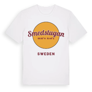 Smedstugan cirkel t-shirt – ekologisk bomull t-shirt från Pinshirt